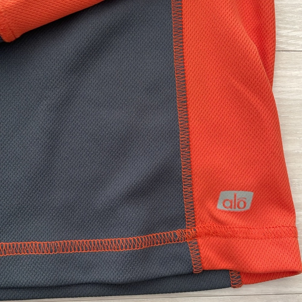 Alo Grey & Orange CoolFit Jersey - Picture 5 of 13